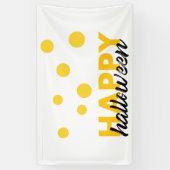 Moderne, speelse design van Happy Halloween Spandoek (Verticaal)