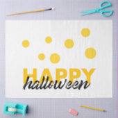 Moderne, speelse design van Happy Halloween Tissuepapier (Craft)