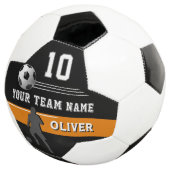 Moderne Speler Naam Nummer Team Voetbal (Drie kwart)