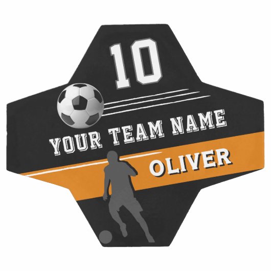 Moderne Speler Naam Nummer Team Voetbal (Enkel)