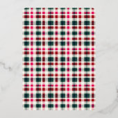 Moderne spelgrens | Kerstfeestdag — Fotokaart Folie Feestdagenkaart (Achterkant)