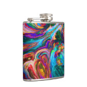 Moderne spiegel van verf heupfles (Rechts)