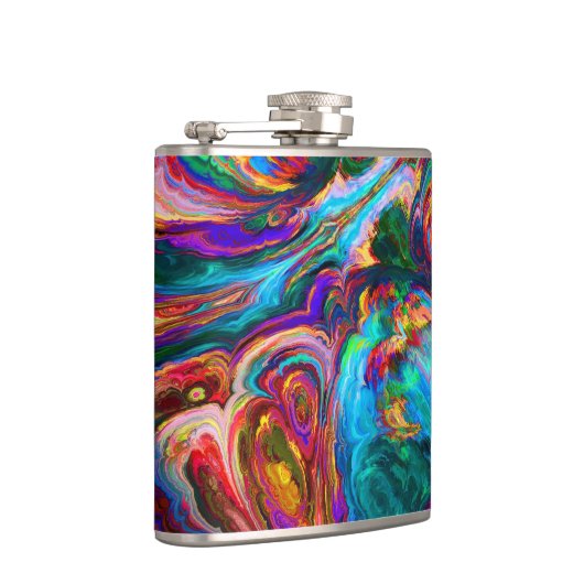 Moderne spiegel van verf heupfles (Rechts)