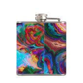 Moderne spiegel van verf heupfles (Achterkant)