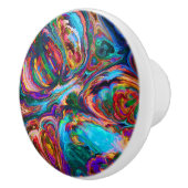 Moderne spiegel van verf keramische knop (Rechts)