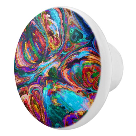 Moderne spiegel van verf keramische knop (Rechts)