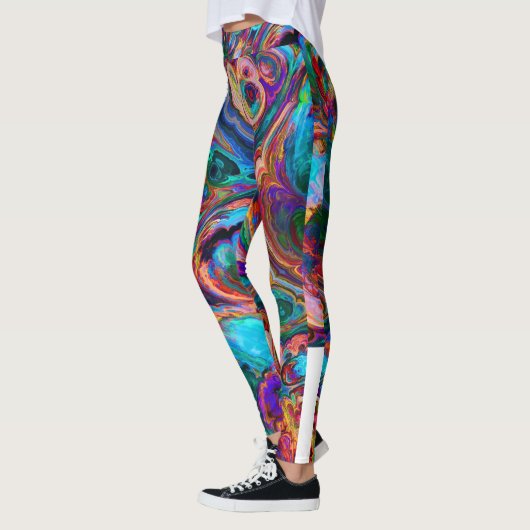 Moderne spiegel van verf leggings (Links)