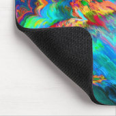 Moderne spiegel van verf muismat (Hoek)