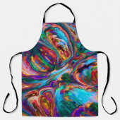 Moderne spiegel van verf schort (Voorkant)