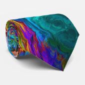 Moderne spiegel van verf stropdas (Opgerold)