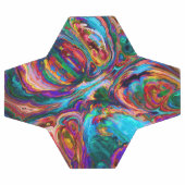 Moderne spiegel van verf voetbal (Enkel)