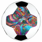 Moderne spiegel van verf voetbal (Voorkant)