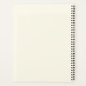 Moderne Spierauto Front Pop Art Illustratie Print Planner (Achterkant)