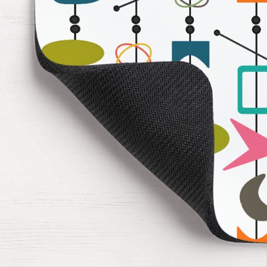 Moderne spiesen uit het midden van de eeuw muismat (Hoek)