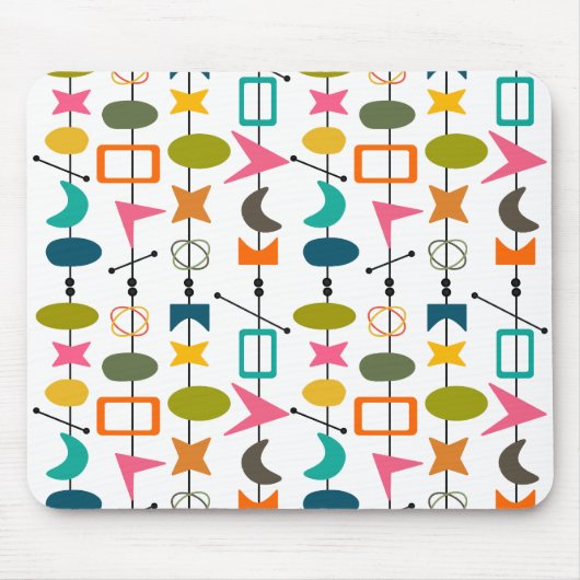 Moderne spiesen uit het midden van de eeuw muismat (Voorkant)