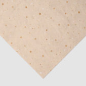 Moderne Spikkel Aardetinten Stippen Tissuepapier (Detail)