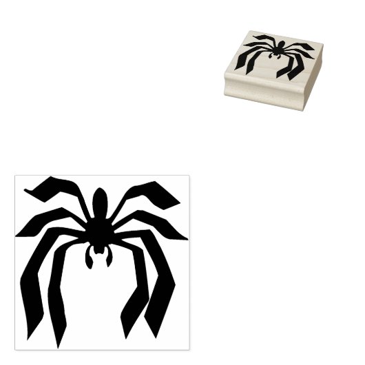 Moderne spin silhouet art stempel (Gestempeld)