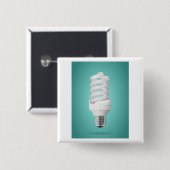 Moderne Spiraal Compacte Fluorescentie Lamp Vierkante Button 5,1 Cm (Voorkant /achterkant)