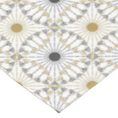 Moderne spiralen in goud en zwart tafelkleed (Gekanteld)