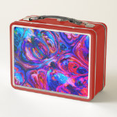 Moderne Splash van Paarse Hue Paints (Achterkant)