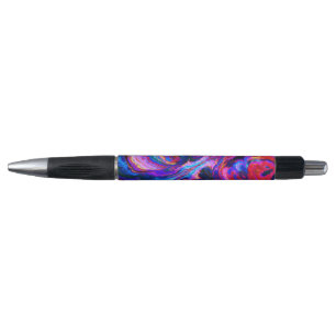 Moderne Splash van Paarse Hue Paints Pen