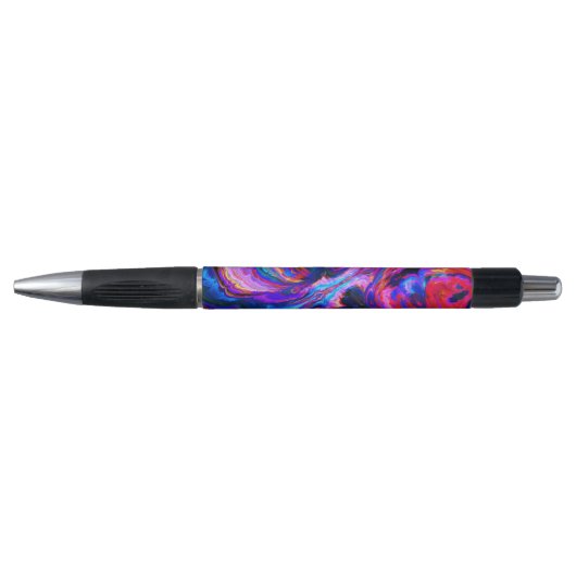 Moderne Splash van Paarse Hue Paints Pen (Voorkant)