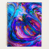 Moderne Splash van Paarse Hue Paints Planner (Voorkant)