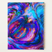 Moderne Splash van Paarse Hue Paints Planner (Achterkant)