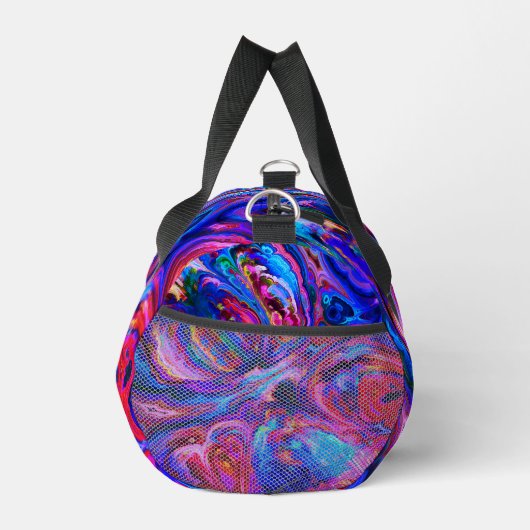 Moderne Splash van Paarse Hue Paints Plunjezak (Rechts)