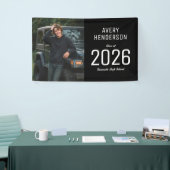 Moderne Split Foto Afstudeerceremonie Spandoek (Beurs)
