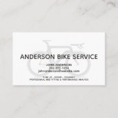 Moderne Sport Fietsreparatie Onderhoud Coaching Visitekaartje (Voorkant)