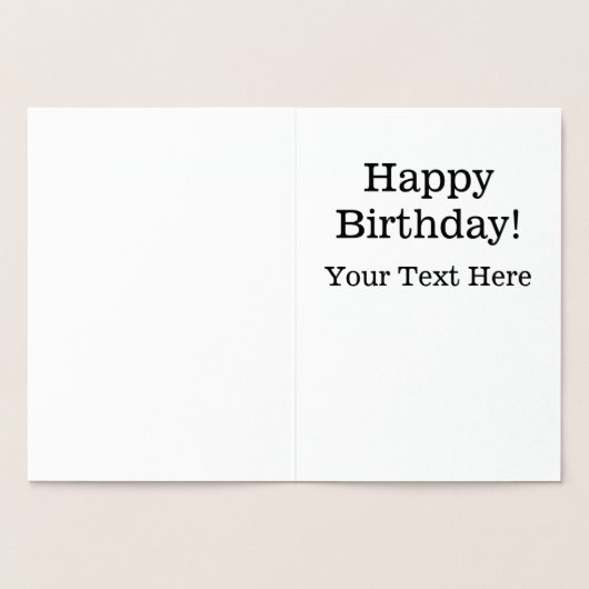 Moderne Sport Football verjaardagskaarten Folie Kaarten (Binnen)