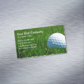 Moderne Sport Golf Thema Magnetische Visitekaartje Magnetisch Visitekaartje (Voorbeeld)