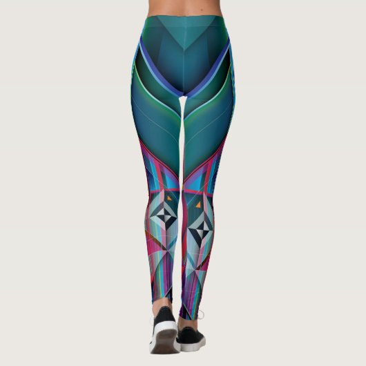 Moderne sport leggings (Achterkant)