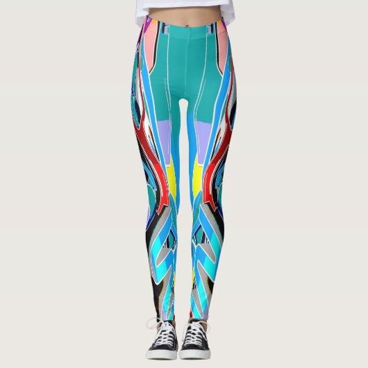 Moderne sport leggings (Voorkant)