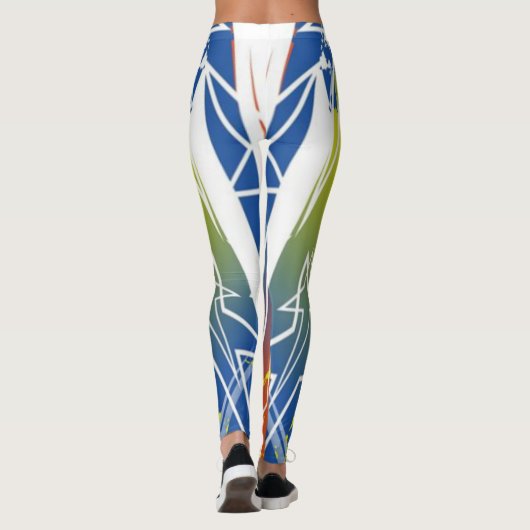 Moderne sport leggings (Achterkant)