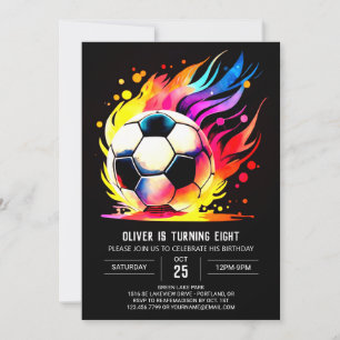 Moderne Sport Printable Kids Verjaardag Kaart