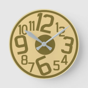 Moderne sport ronde klok