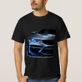 Moderne Sportauto Neon Koplamp Grafische T-Shirt