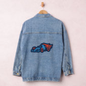 Moderne sportautodesign denim jacket (Hangar)