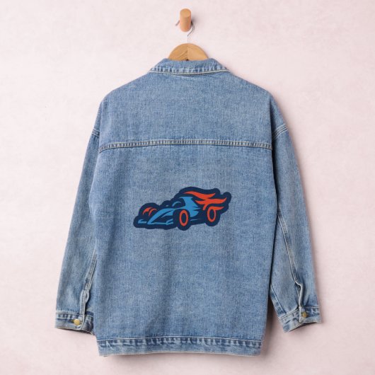 Moderne sportautodesign denim jacket (Hangar)