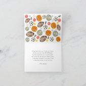 Moderne sportballen voor jongens All Star Kids ver Bedankkaart (Binnen)