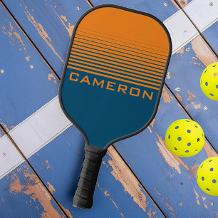 Moderne sporten verbleken met naam pickleball paddle