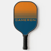 Moderne sporten verbleken met naam pickleball paddle (Achterkant)