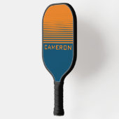 Moderne sporten verbleken met naam pickleball paddle (Links)