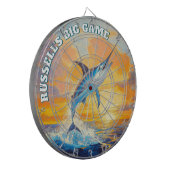 Moderne sportvisser Marlin Dartbord (Voorkant Links)