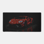 Moderne sportwagen bureaumat (Voorkant)