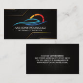 Moderne sportwagen | kilometerteller | Autodienste Visitekaartje (Voorkant / Achterkant)