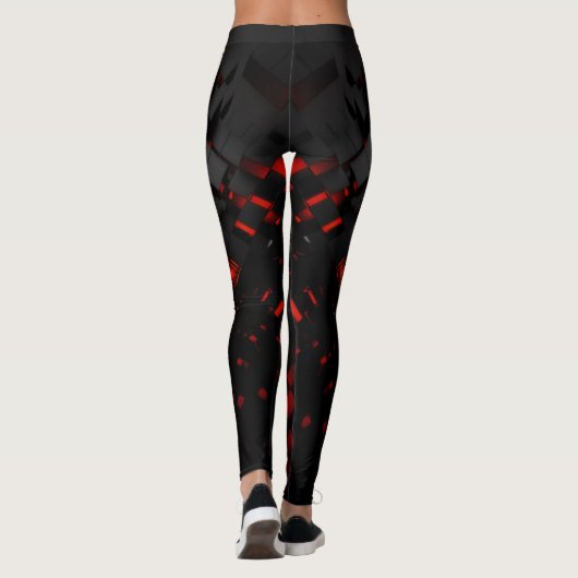Moderne sportwedstrijden leggings (Achterkant)