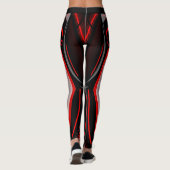 Moderne sportwedstrijden leggings (Achterkant)